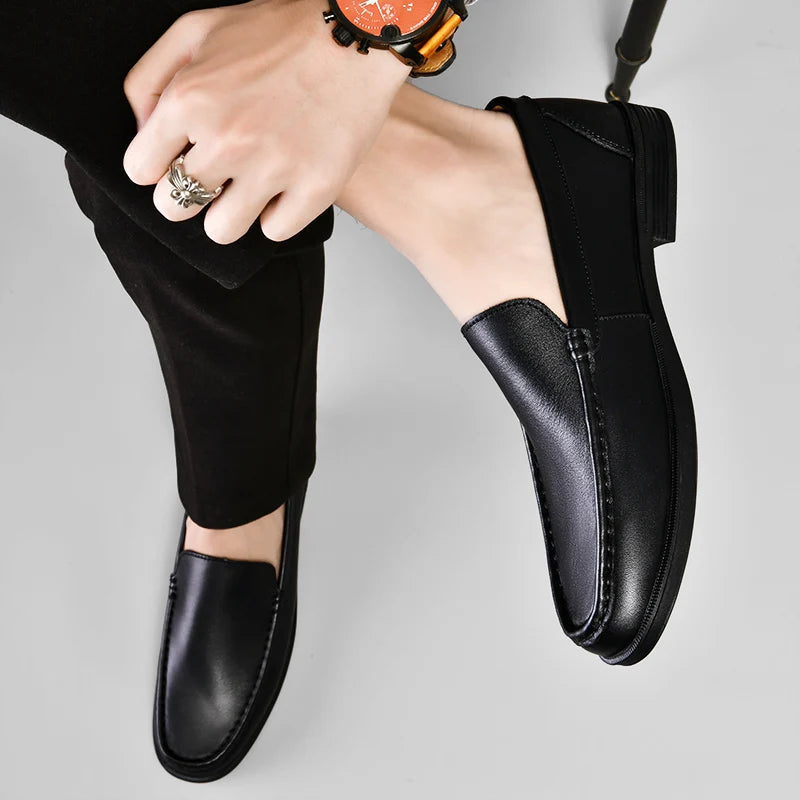 Emerson elegante echte leder-loafers