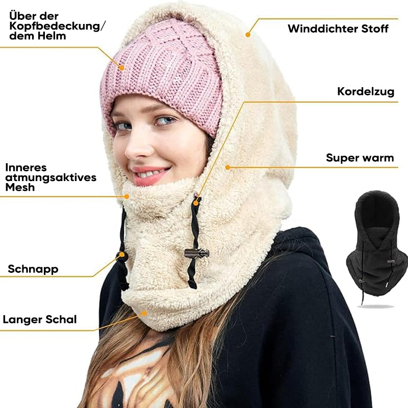 Fleezy Warme Fleece Mütze aus Plüsch