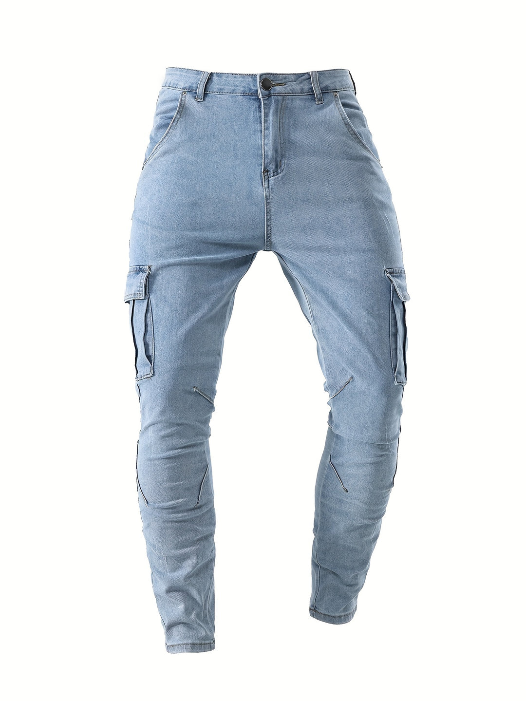 Marian Stretch Denim Slim Fit Cargo Jeans für Herren