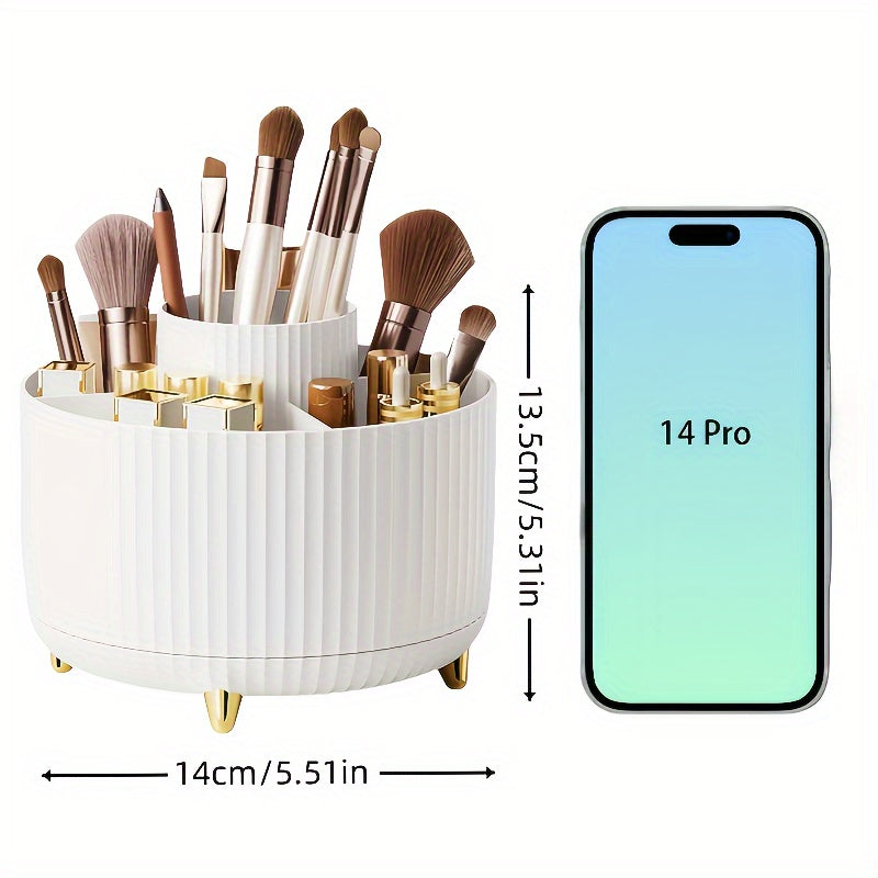 Drehbarer Make Up Organizer Kosmetikaufbewahrung mit 5 Fächern