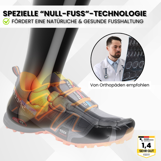 OrthoTrekking - ergonomische schmerzlindernde Schuhe