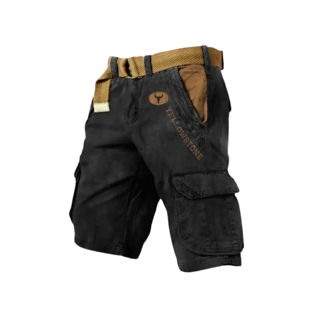 Yellow Stone - Herren Shorts mit Taschen