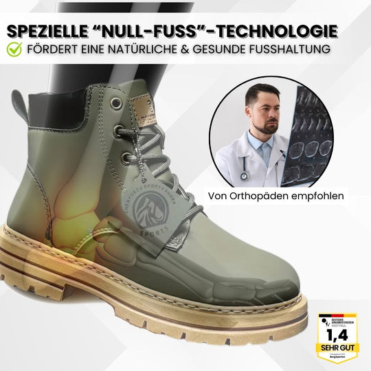 Orthoboot - ergonomisch schmerzlindernder Komfort-Stiefel für Herbst/Winter