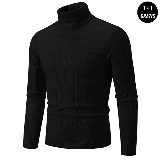 ENZO Warmer Strickpullover mit Rollkragen (1+1 Gratis)