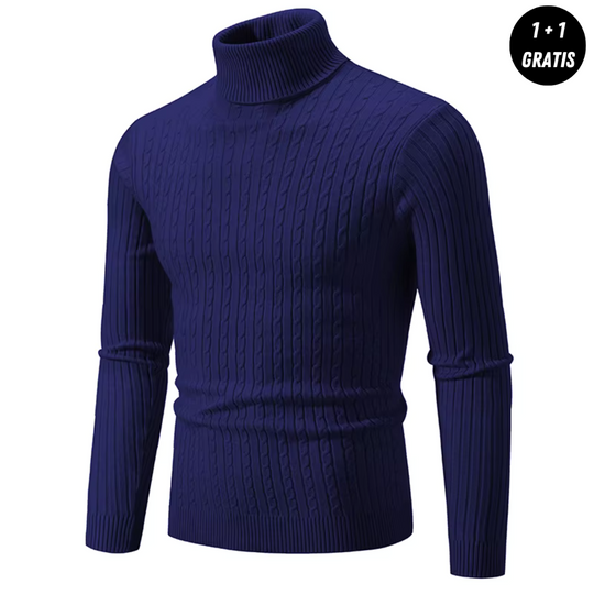 ENZO Warmer Strickpullover mit Rollkragen (1+1 Gratis)