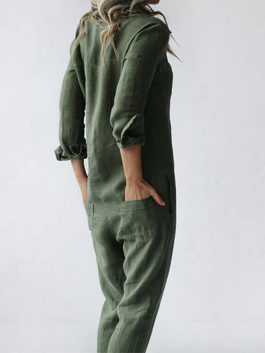 Sydney Langärmeliger Jumpsuit