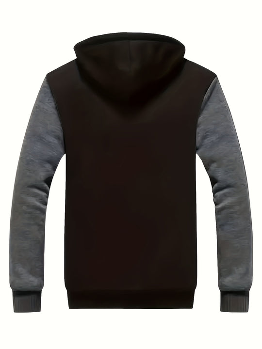 Gemütliche Warme Fleece Hoodie Jacke