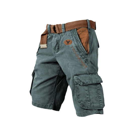 Yellow Stone - Herren Shorts mit Taschen