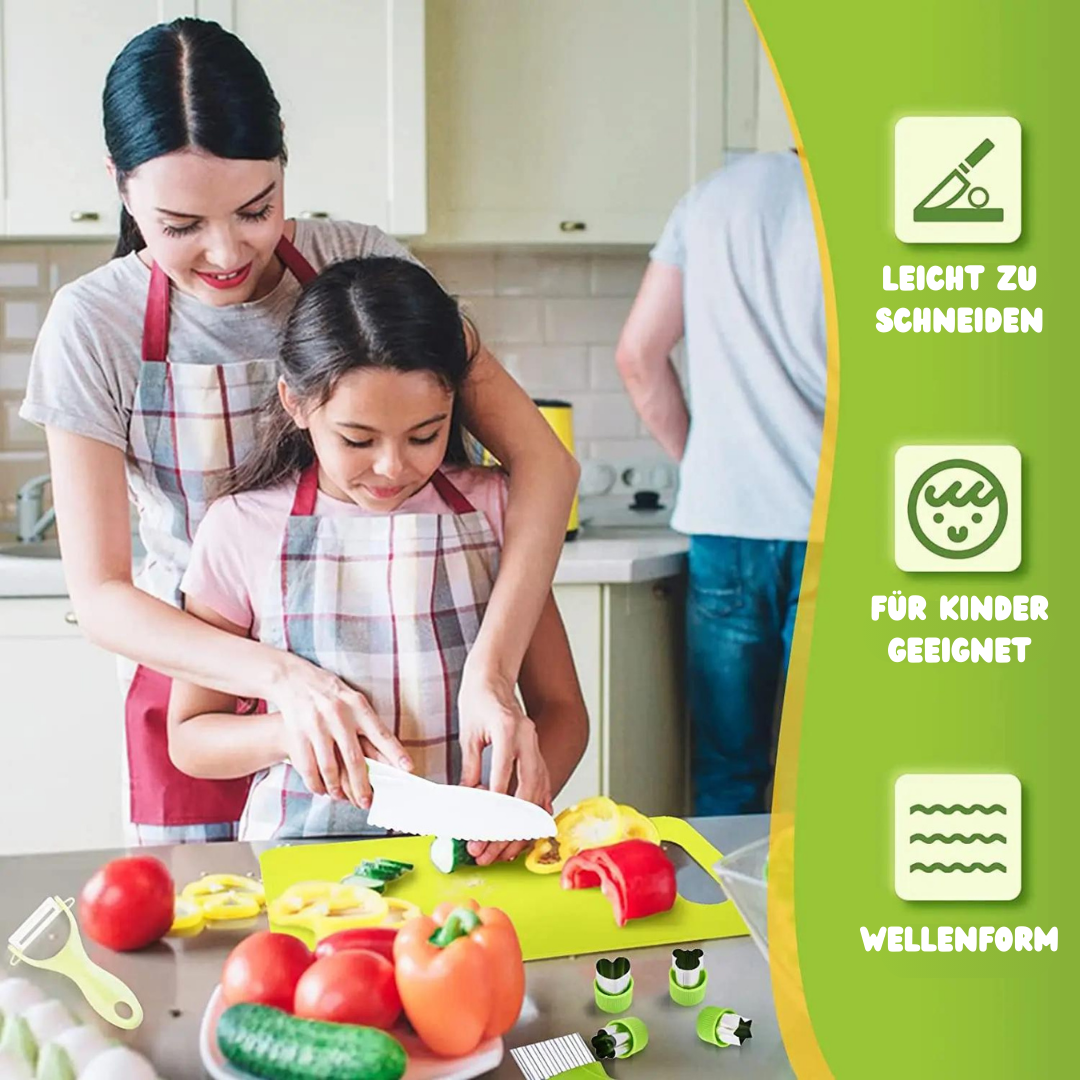 MiniChef Kinderkochset inkl. 2x GRATIS Kinder Schneidebretter