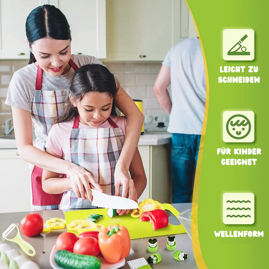 MiniChef Kinderkochset inkl. 2x GRATIS Kinder Schneidebretter