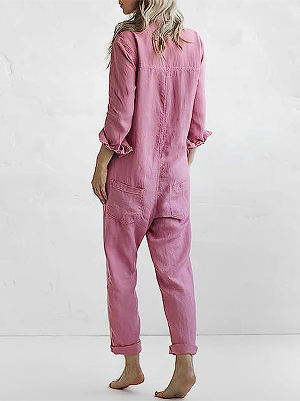 Sydney Langärmeliger Jumpsuit