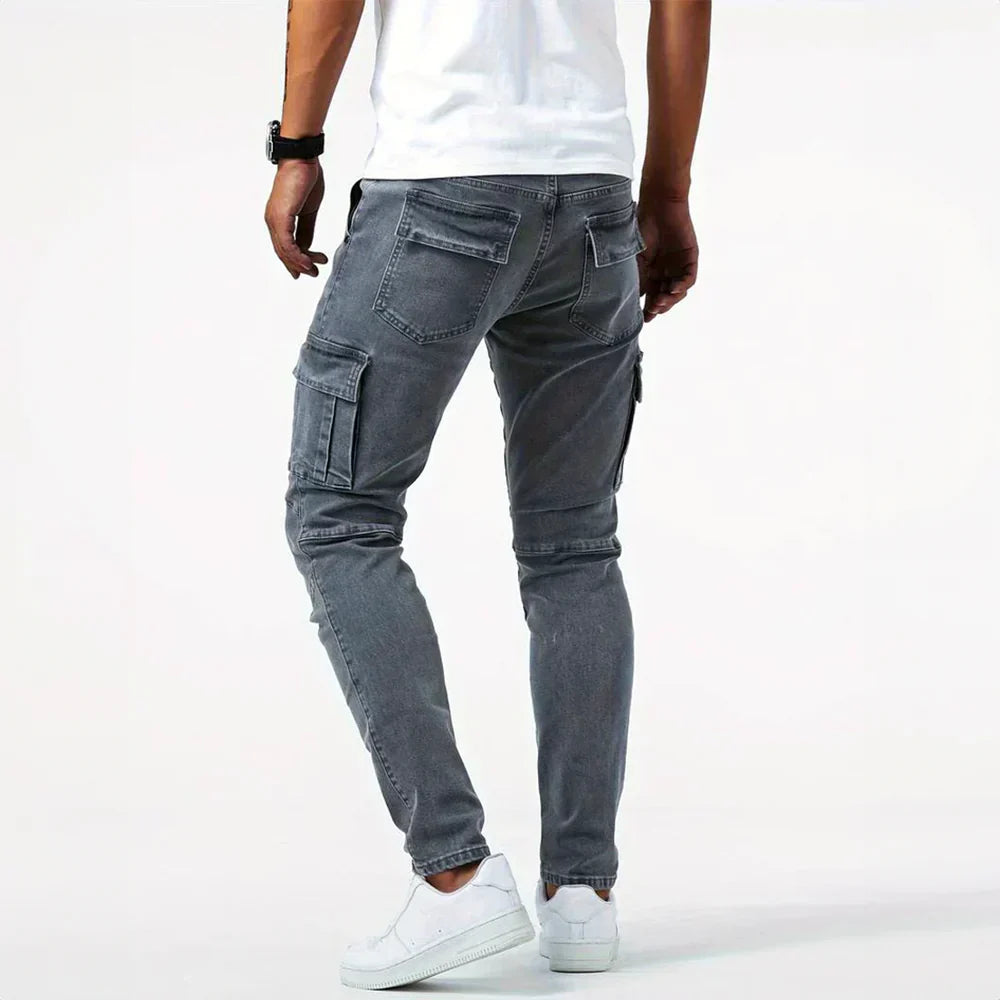 Xavier Stretch-Cargo-Jeans