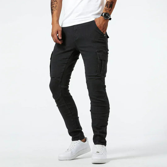 Xavier Stretch-Cargo-Jeans