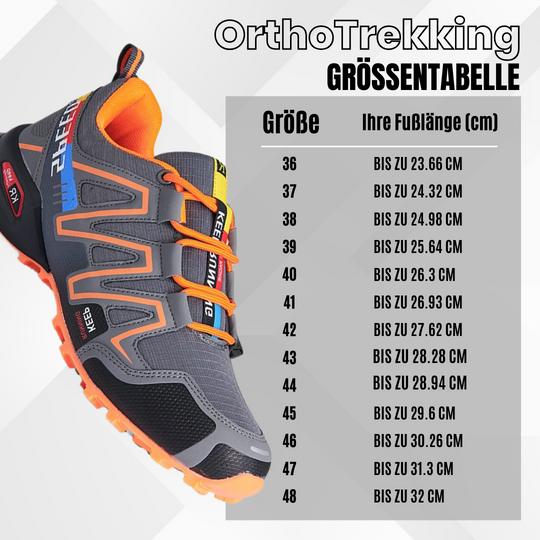 OrthoTrekking - ergonomische schmerzlindernde Schuhe