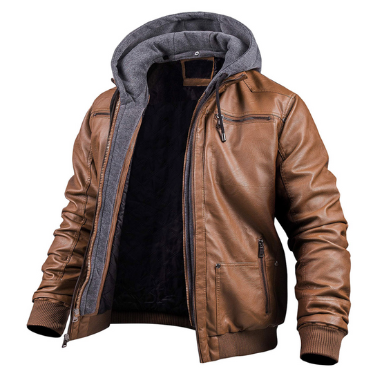 Benjamin Premium Leder-Winterjacke