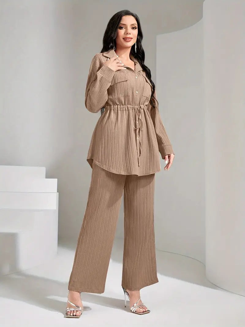 Hildegard Elegantes Hosenanzug Set für Damen