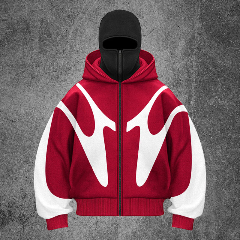 Phantom Stylischer Hoodie mit Balaklava