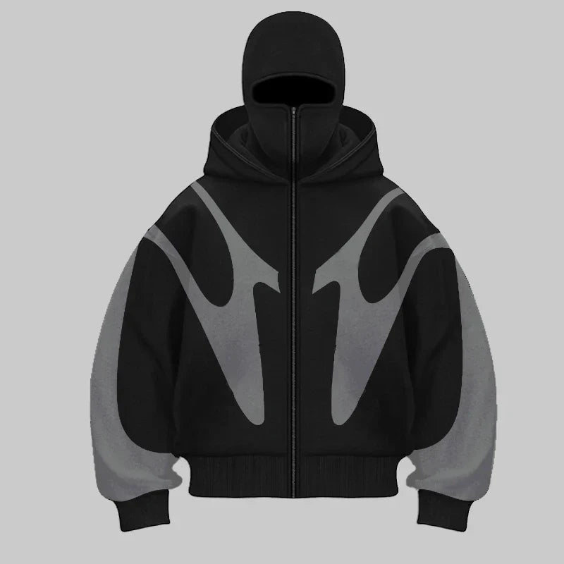 Phantom Stylischer Hoodie mit Balaklava