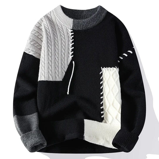 Harding Patchwork Strickpullover