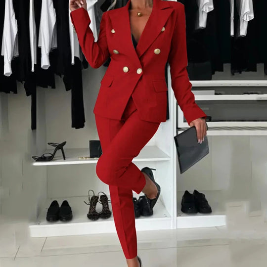 Ramona Elegantes Zweiteiliges Business Set für Damen