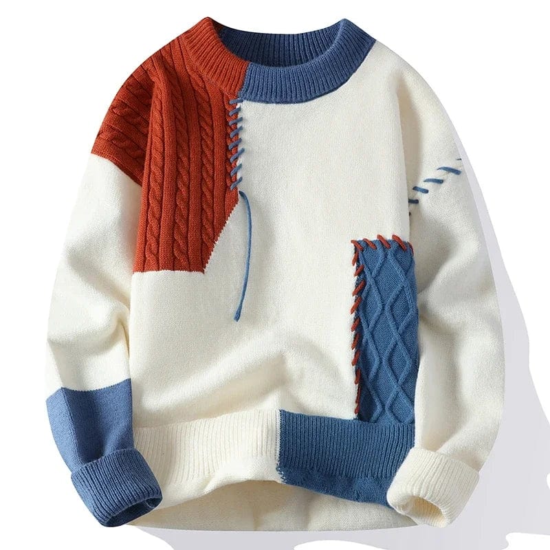 Harding Patchwork Strickpullover