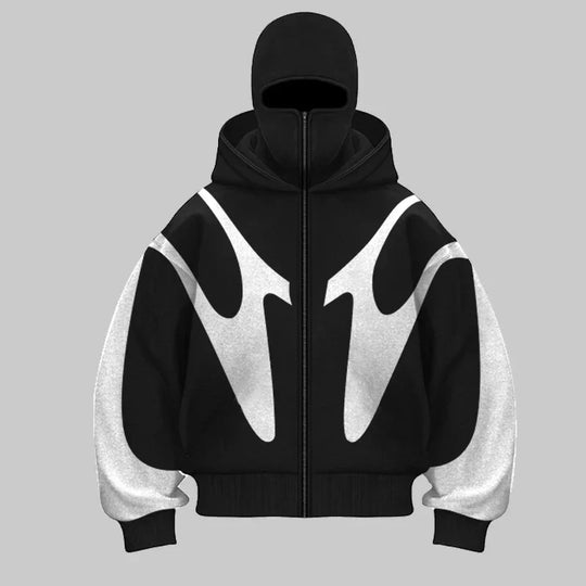 Phantom Stylischer Hoodie mit Balaklava