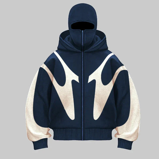 Phantom Stylischer Hoodie mit Balaklava