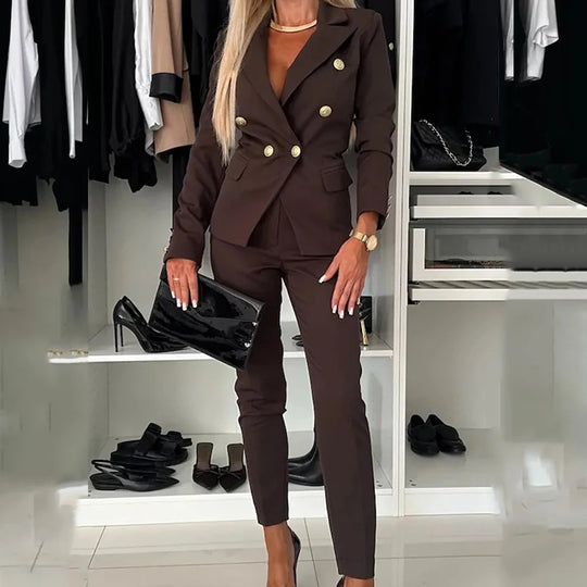 Ramona Elegantes Zweiteiliges Business Set für Damen