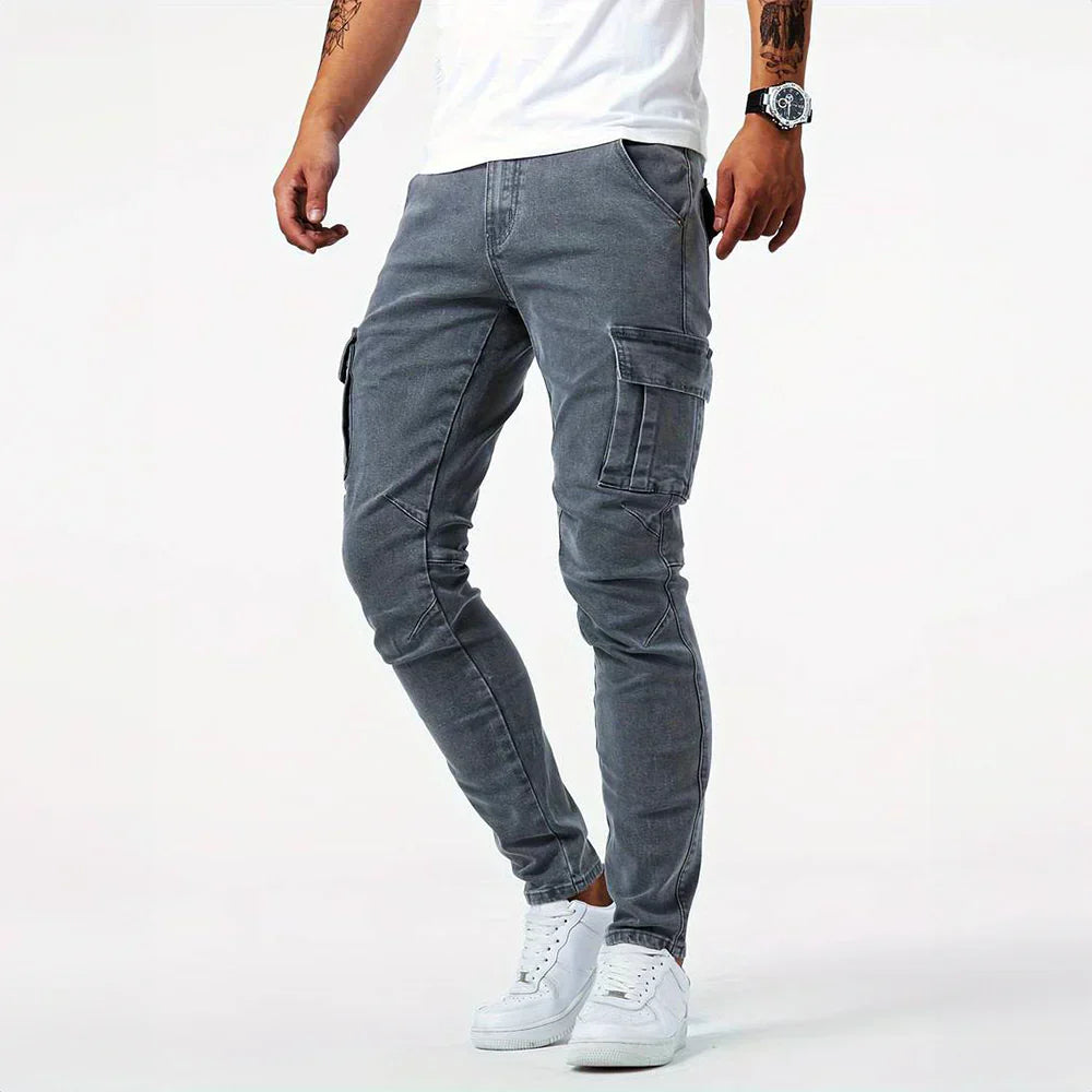 Xavier Stretch-Cargo-Jeans