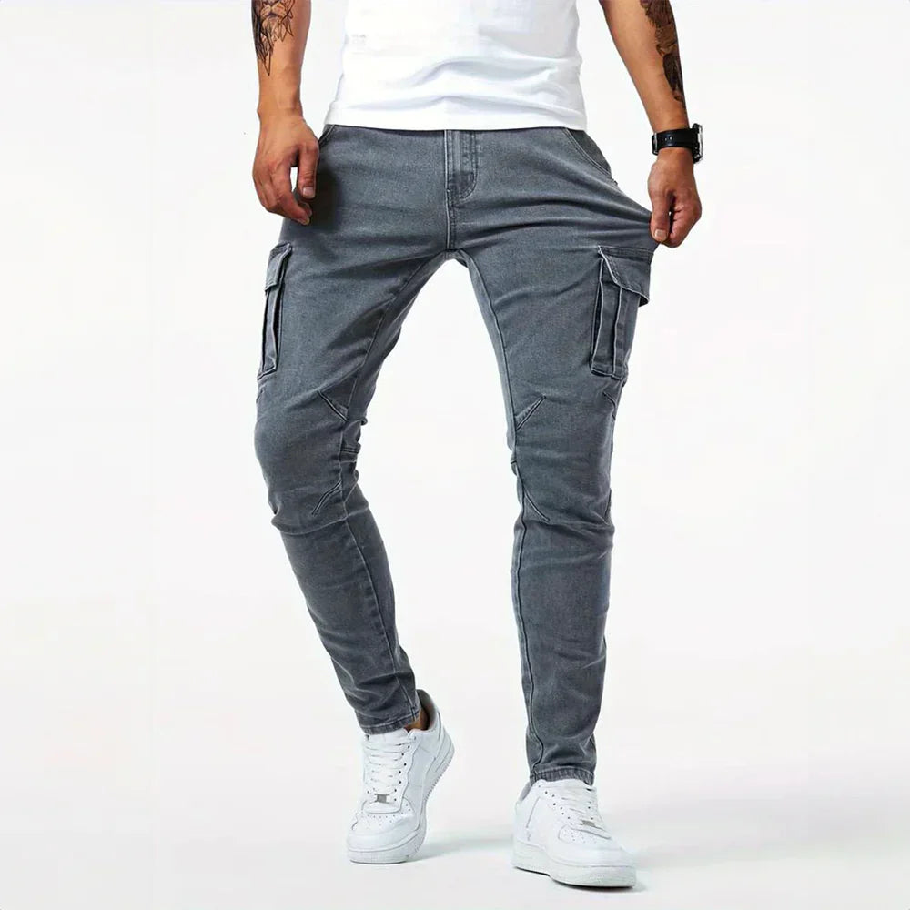 Xavier Stretch-Cargo-Jeans