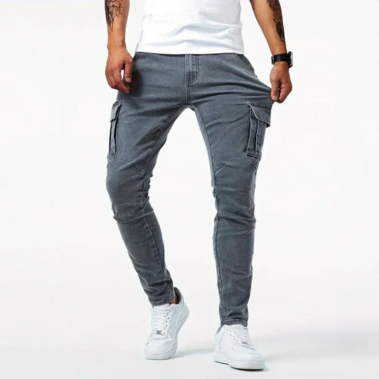 Xavier Stretch-Cargo-Jeans