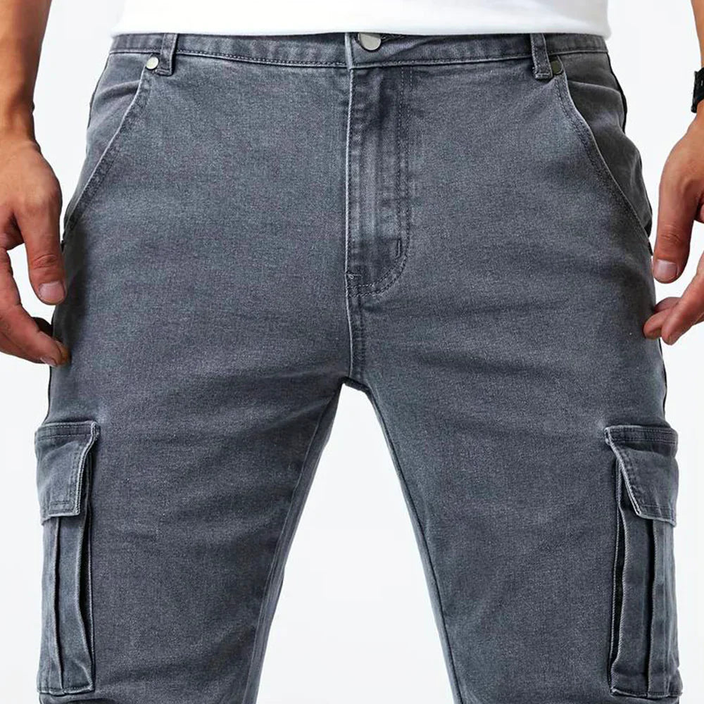 Xavier Stretch-Cargo-Jeans