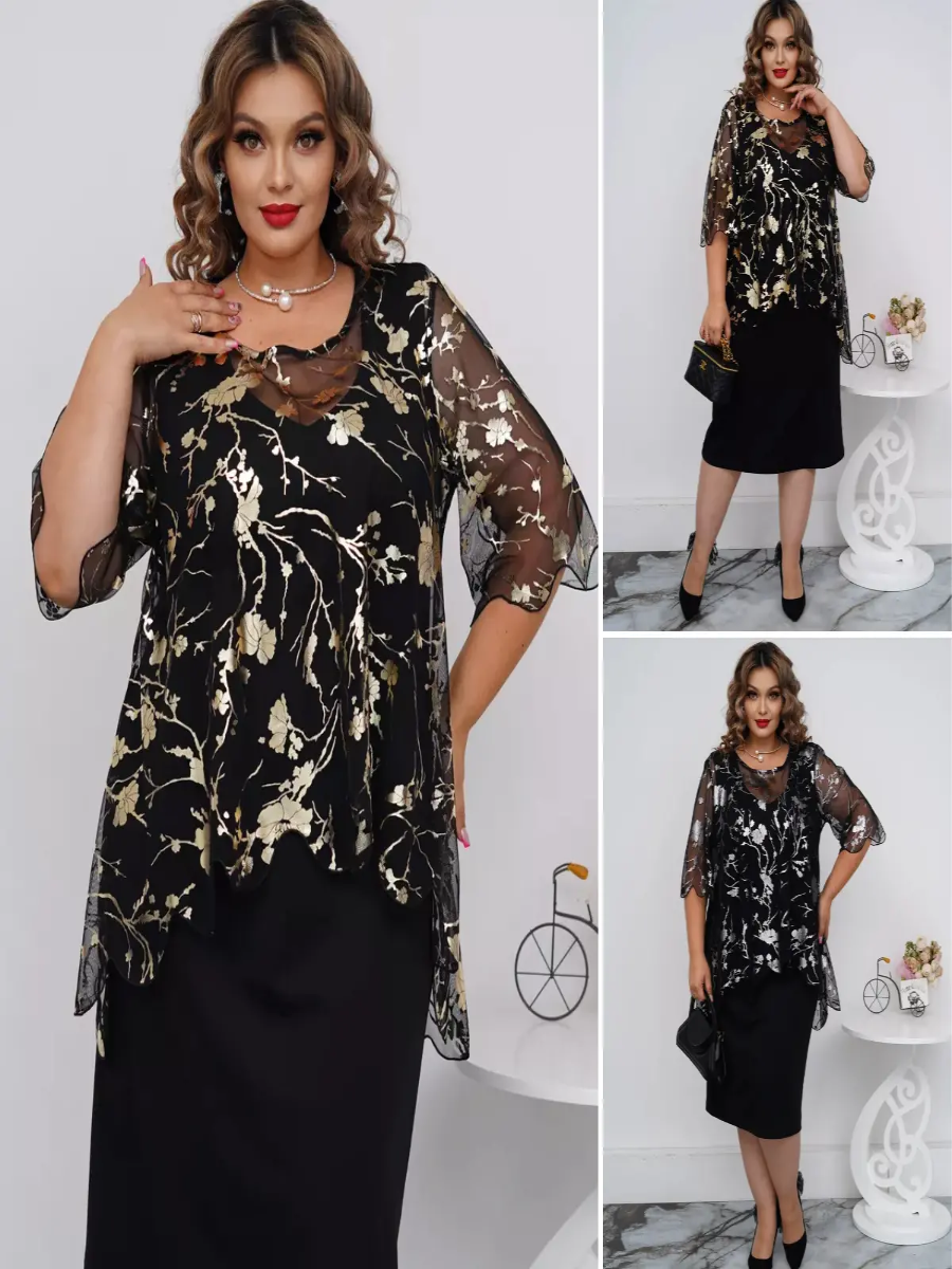 Jess Elegante Bluse mit Blumenmuster für Damen