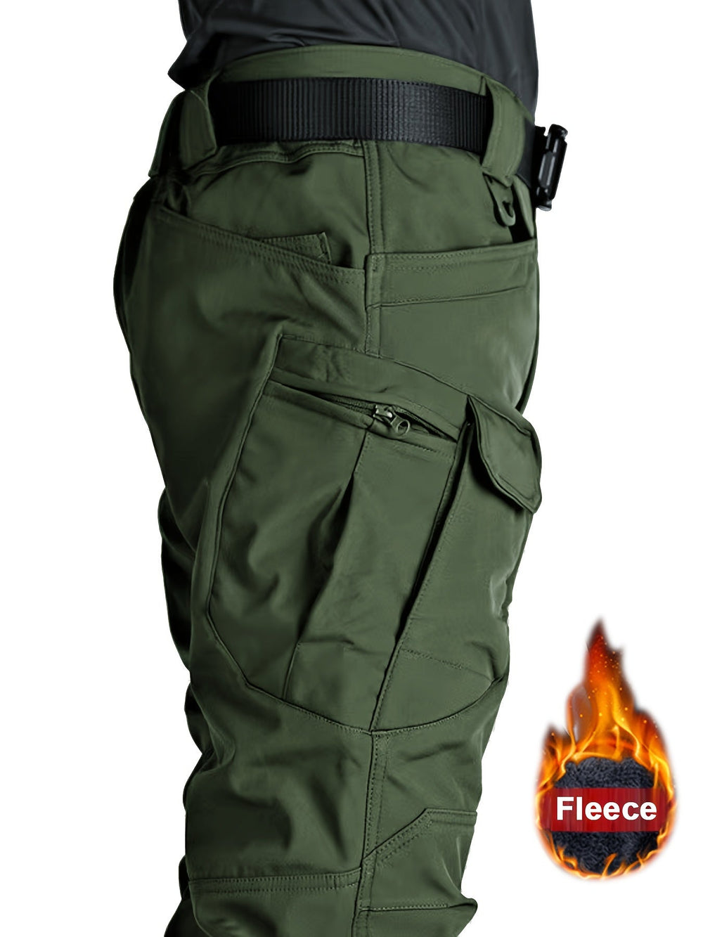 Warme und Dehnbare Taktische Hose mit Fleecefutter