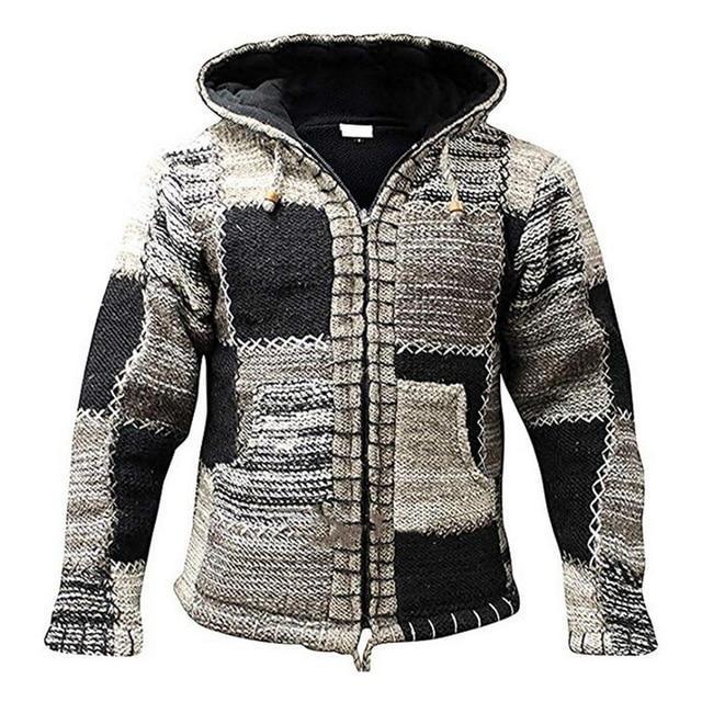 Adrian Komfortable Patchwork Jacke für Herren