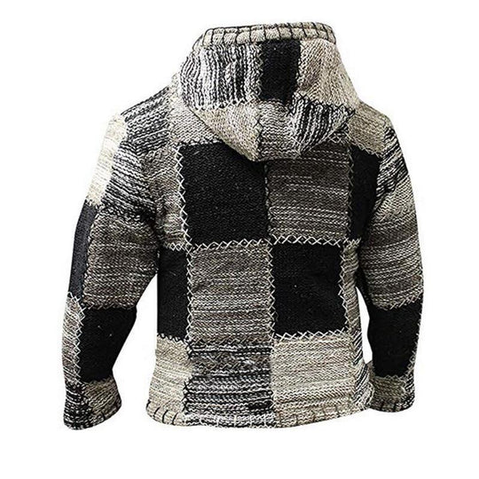 Adrian Komfortable Patchwork Jacke für Herren